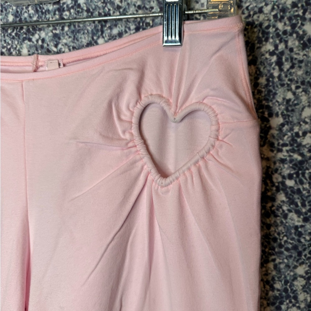 Skims Cotton Jersey Heart Cutout Legging - Picture 5 of 10